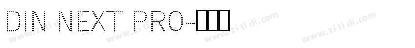 DIN NEXT PRO字体转换